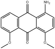 1-Amino-4,5-dimethoxy-9,10-anthracenedione 结构式