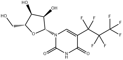 Uridine, 5-heptafluoropropyl- 结构式