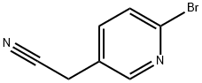 (6-溴-吡啶-3-基)-乙腈 结构式