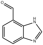 1H-苯并[D]咪唑-4-甲醛 结构式