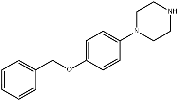 1-(4-苄氧基苯基)-哌嗪 结构式