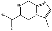 Imidazo[1,2-a]pyrazine-6-carboxylic acid, 5,6,7,8-tetrahydro-3-methyl- (9CI) 结构式