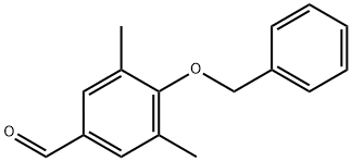 4-苄氧-3,5-二甲基苯甲醛 结构式