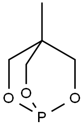 ETHYLIDYNETRIS(METHYLENEOXY)PHOSPHINE 结构式