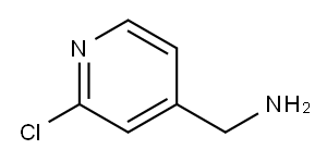 (2-氯吡啶-4-基)甲胺 结构式
