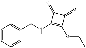 3-(苄基氨基)-4-乙氧基环丁-3-烯-1,2-二酮 结构式