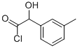 Benzeneacetyl chloride, alpha-hydroxy-3-methyl- (9CI) 结构式