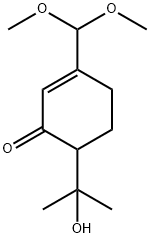 2-Cyclohexen-1-one,  3-(dimethoxymethyl)-6-(1-hydroxy-1-methylethyl)- 结构式