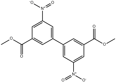 3,3'-DINITRO-5,5'-DIMETHOXYCARBONYL-BIPHENYL 结构式