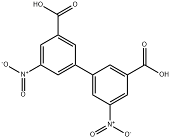 3,3'-二硝基-4,4'-联苯二甲酸 结构式