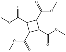 1,2,3,4-环丁烷四羧酸四甲酯 结构式