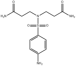 3,3'-(sulphanilylimino)bispropionamide  结构式