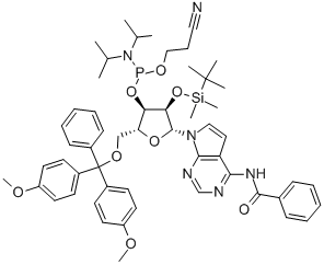 N6-Benzoyl-2'-tert-butyldimethylsilyl-7-deaza-5'-O-DMT-adenosine 3'-CE phosphoramidite