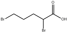 2,5-二溴戊酸 结构式