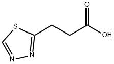 1,3,4-Thiadiazolepropionic  acid  (8CI) 结构式