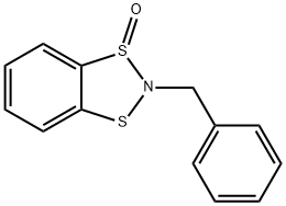 N-Benzyl-1,3,2-benzodithiazole S-oxide 结构式