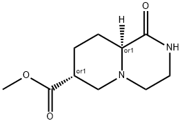 (7R,9AS)-1-氧代八氢-2H-吡啶并[1,2-A]吡嗪-7-羧酸甲酯 结构式