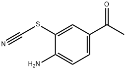 1-(4-AMINO-3-THIOCYANATOPHENYL)ETHANONE 结构式