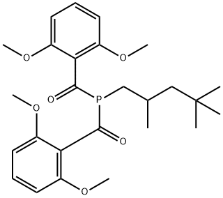 双(2,6-二甲氧基苯甲酰基)(2,4,4-三甲基戊基)氧化膦 结构式