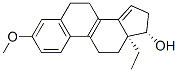 (13S-CIS)-13-ETHYL-7,11,12,13,16,17-HEXAHYDRO-3-METHOXY-6H-CYCLOPENTA[A]PHENANTREN-17-OL 结构式