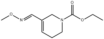 1(2H)-Pyridinecarboxylic acid, 3,6-dihydro-5-((methoxyimino)methyl)-,  ethyl ester, (E)- 结构式