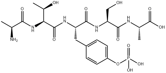 alanyl-threonyl-phosphotyrosyl-seryl-alanine 结构式