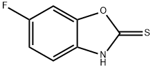 6-氟苯并噁唑-2(3H)-硫酮 结构式