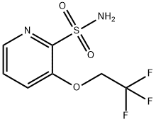 2-磺酰氨基-3-(2,2,2-三氟乙氧基)吡啶 结构式