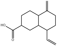 Decahydro-5-methylene-8-vinyl-2-naphthoic acid 结构式