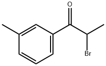 2-溴-3-甲基苯丙酮 结构式