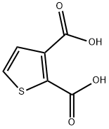 噻吩-2,3-二羧酸 结构式