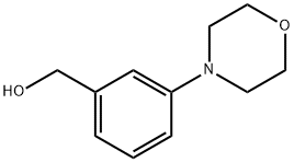 (3-吗啉苯基)甲醇 结构式