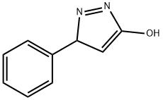 3-phenyl-4,5-dihydro-1H-pyrazol-5-one 结构式
