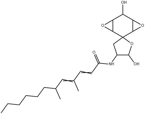 蛛网菌醇 A 结构式