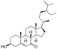 3BETA-HYDROXYPORIFERAST-5-EN-7-ONE 结构式