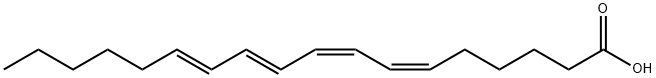 6,8,10,12-octadecatetraenoic acid 结构式