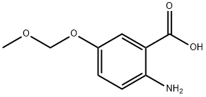 Benzoic acid, 2-amino-5-(methoxymethoxy)- (9CI) 结构式