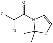 Oxazole, 3-(dichloroacetyl)-2,3-dihydro-2,2-dimethyl- (9CI) 结构式