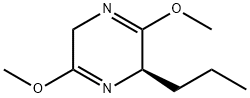 Pyrazine, 2,5-dihydro-3,6-dimethoxy-2-propyl-, (R)- (9CI) 结构式