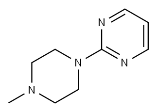 2-(4-甲基哌嗪-1-基)嘧啶 结构式