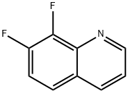 7,8-Difluoroquinoline 结构式