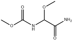 Carbamic  acid,  (2-amino-1-methoxy-2-oxoethyl)-,  methyl  ester  (9CI) 结构式