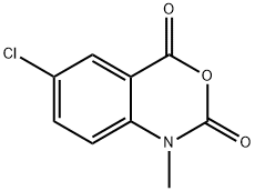 N-甲基-5-氯靛红酸酐 结构式
