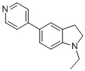 1-ETHYL-5-(4-PYRIDINYL)INDOLINE 结构式