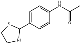 N-(4-(噻唑烷-2-基)苯基)乙酰胺 结构式