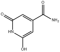 2,6-二羟基吡啶-4-甲酰胺 结构式