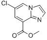 6-氯咪唑并[1,2-A]吡啶-8-羧酸甲酯盐酸盐 结构式