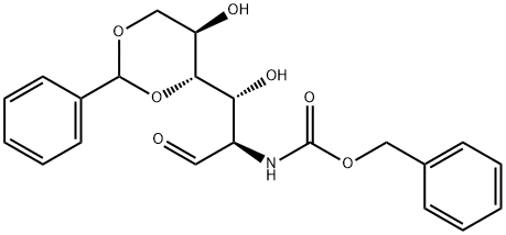 4,6-O-亚苄基苯酞-N-cbz-氨基葡萄糖 结构式