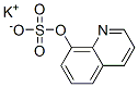 8-羟基喹啉硫酸酯钾盐 结构式