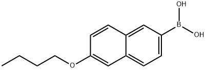 Boronic acid, (6-butoxy-2-naphthalenyl)- (9CI) 结构式